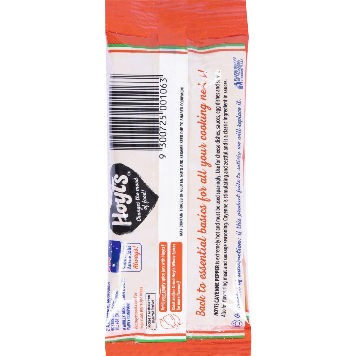 Hoyt's Cayenne Pepper 50g Woolworths