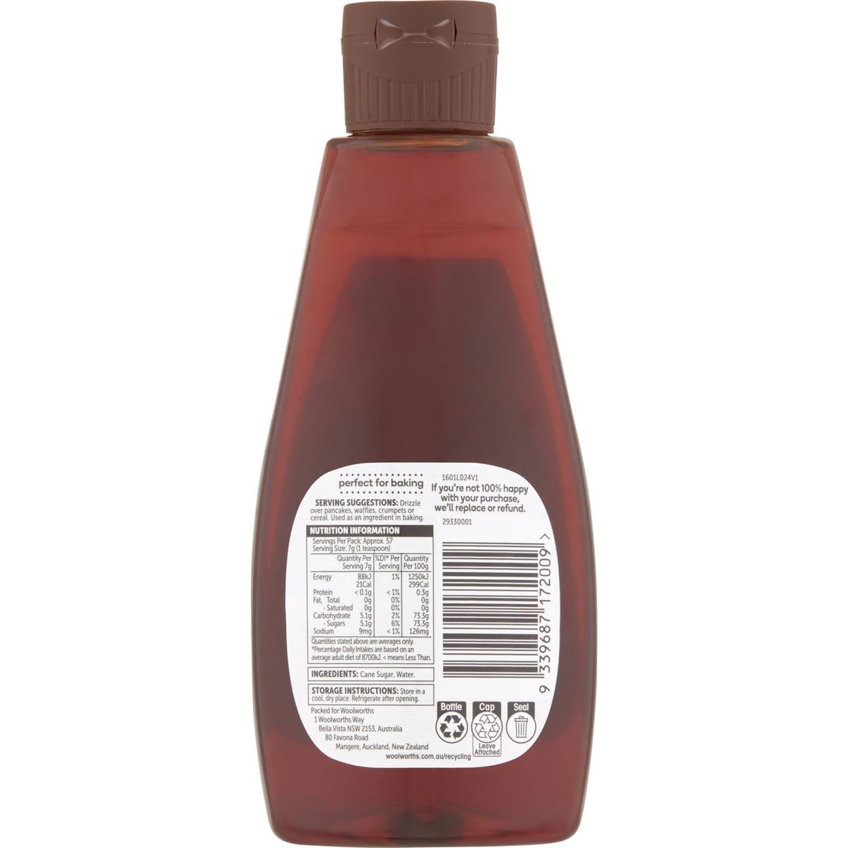 Woolworths Golden Syrup 400g Woolworths