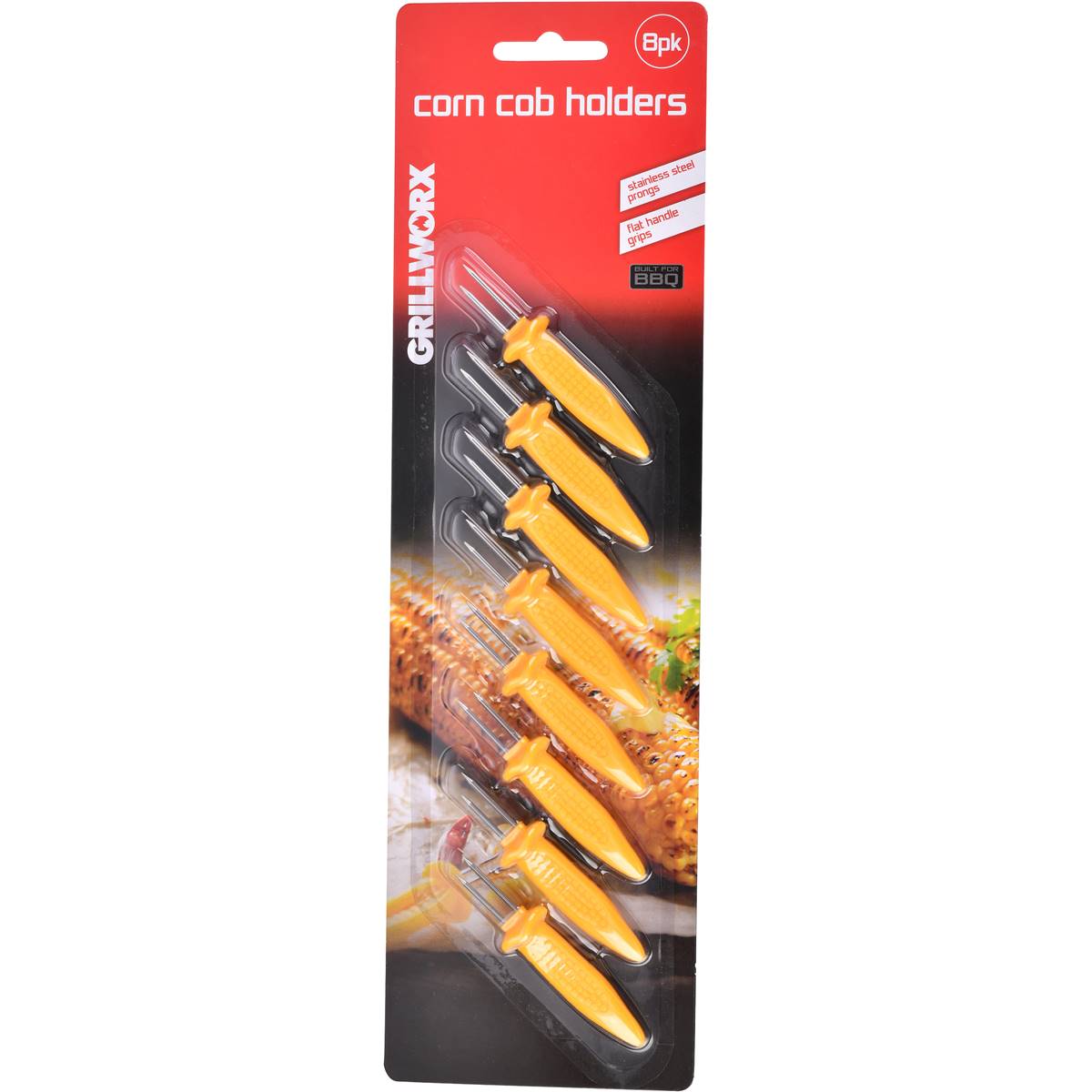 Grillworx Corn Cob Holders 8 Pack Woolworths