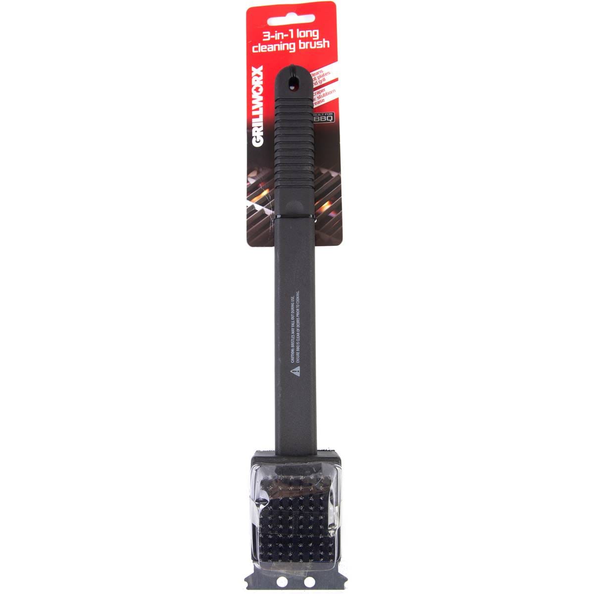 Grillworx 3 In 1 Long Cleaning Brush Each Woolworths