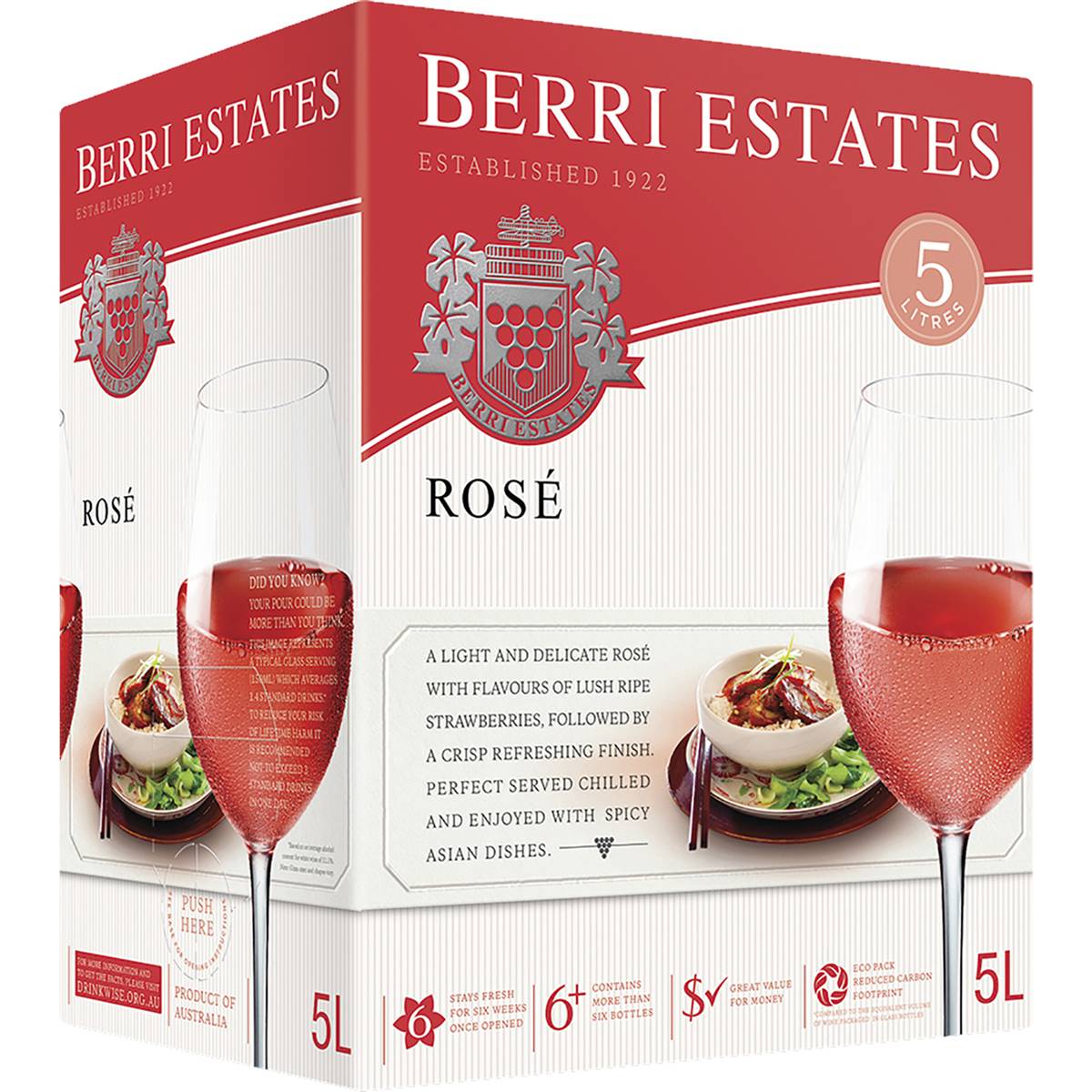 Berri Estates Cask Wine Rose