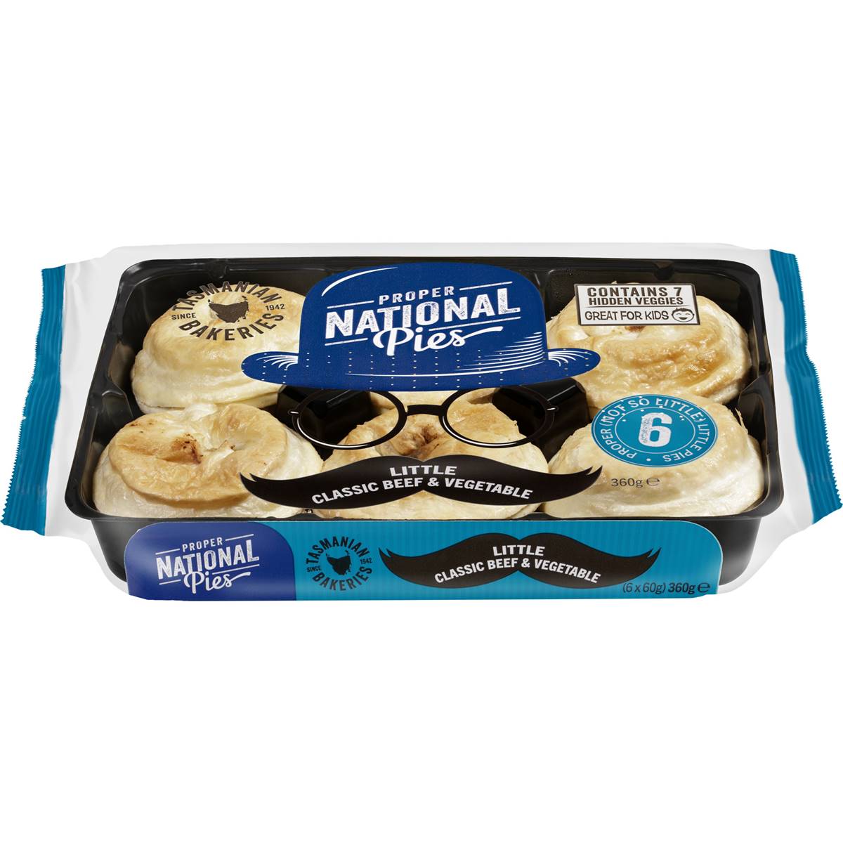 National Pies Little Classic Beef & Vegetable Pies 6 Pack Woolworths