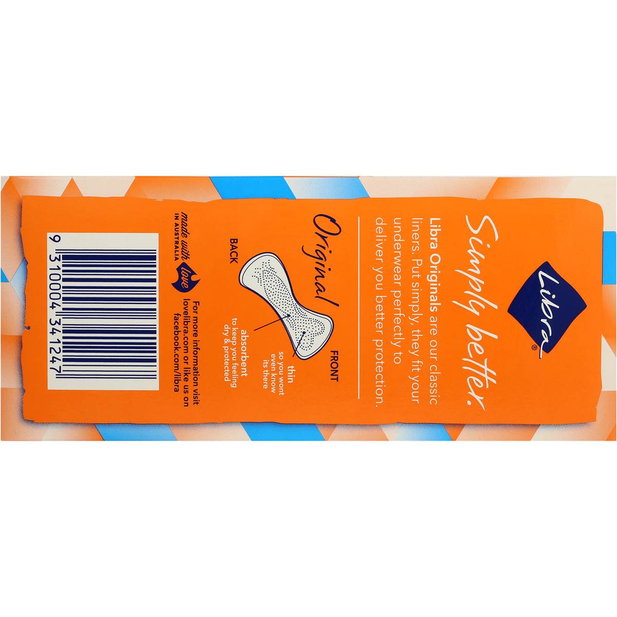Libra Panty Liners Regular 50 Pack Woolworths