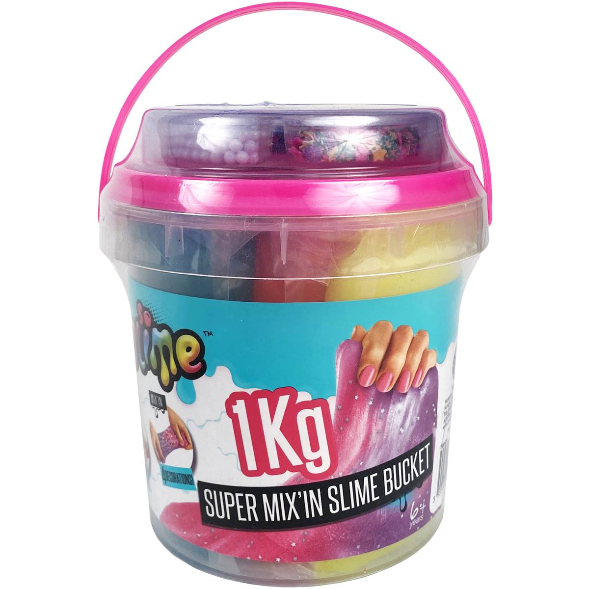 Large Slime Bucket Assorted Each Woolworths