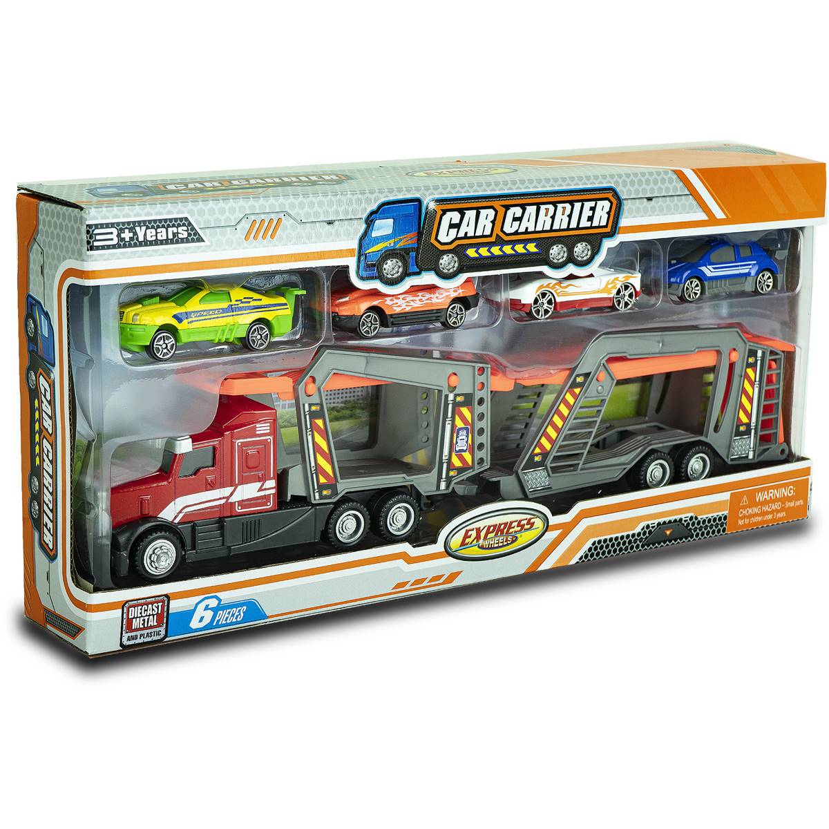 Express Wheels Car Carrier & Cars Each Woolworths