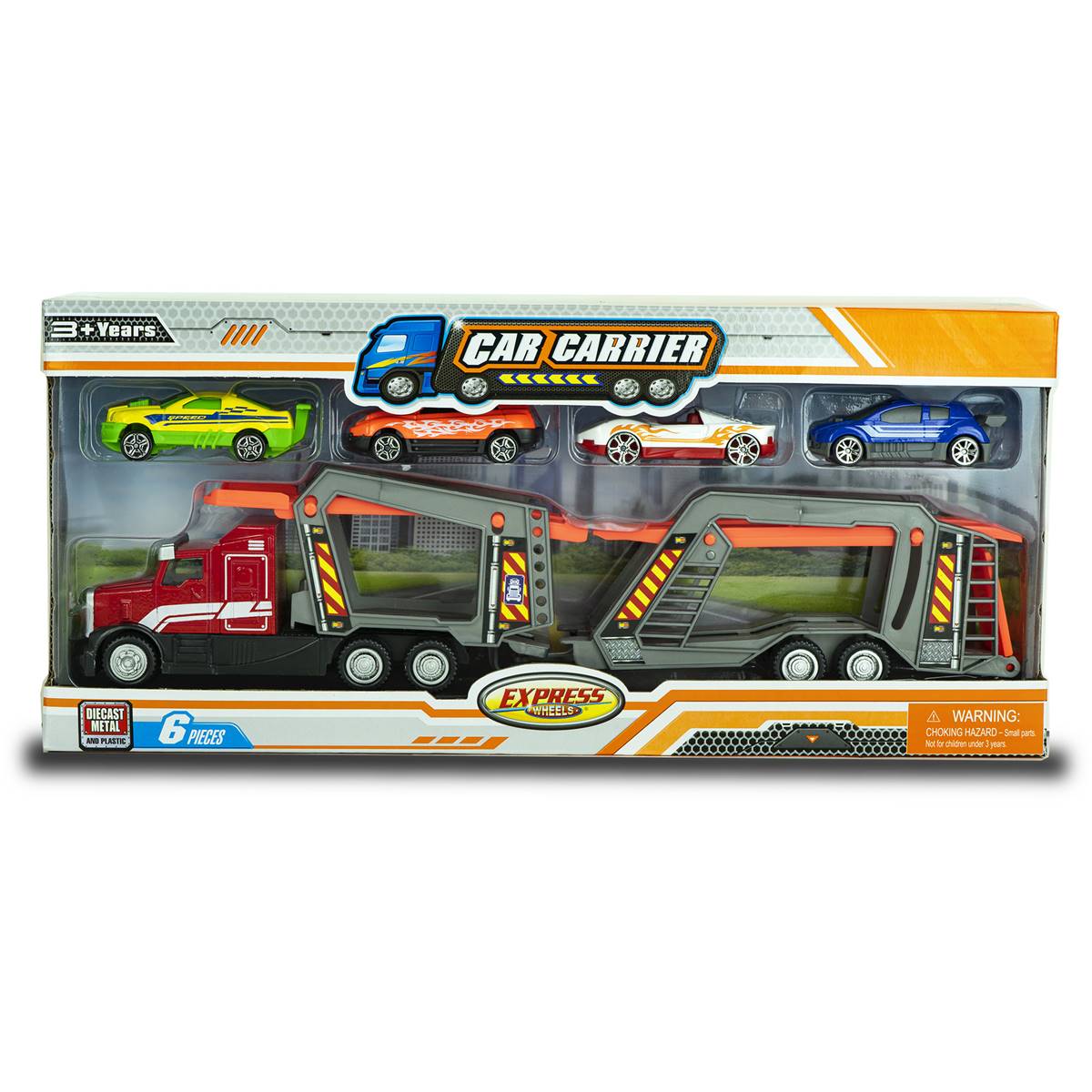 Express Wheels Car Carrier & Cars Each Woolworths