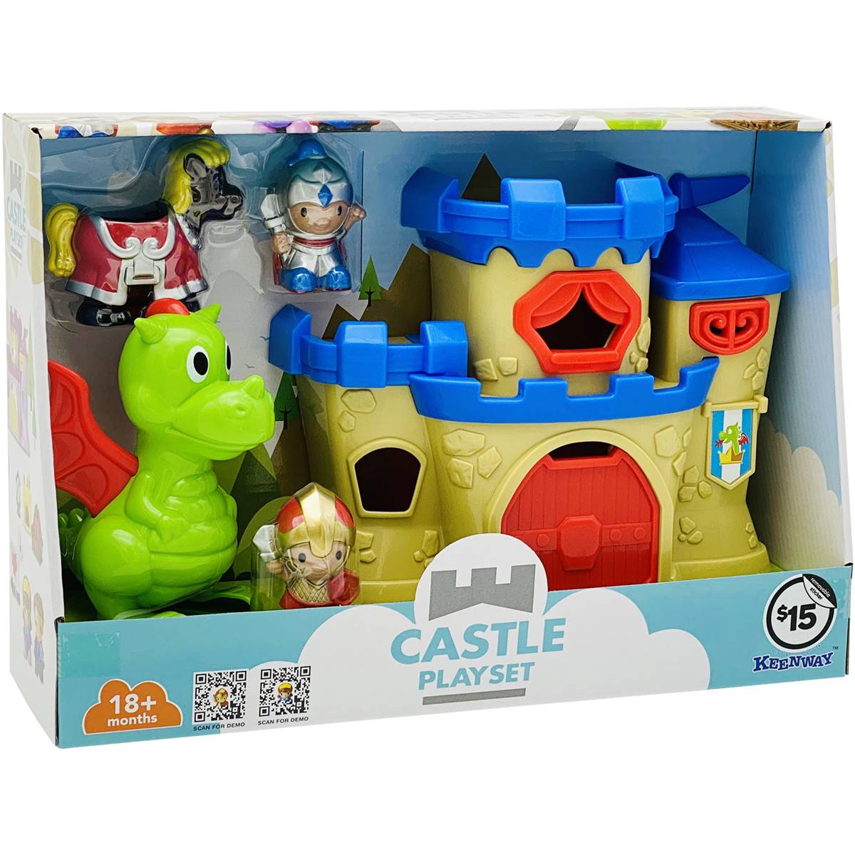Keenway Castle Playset Assorted Each Woolworths