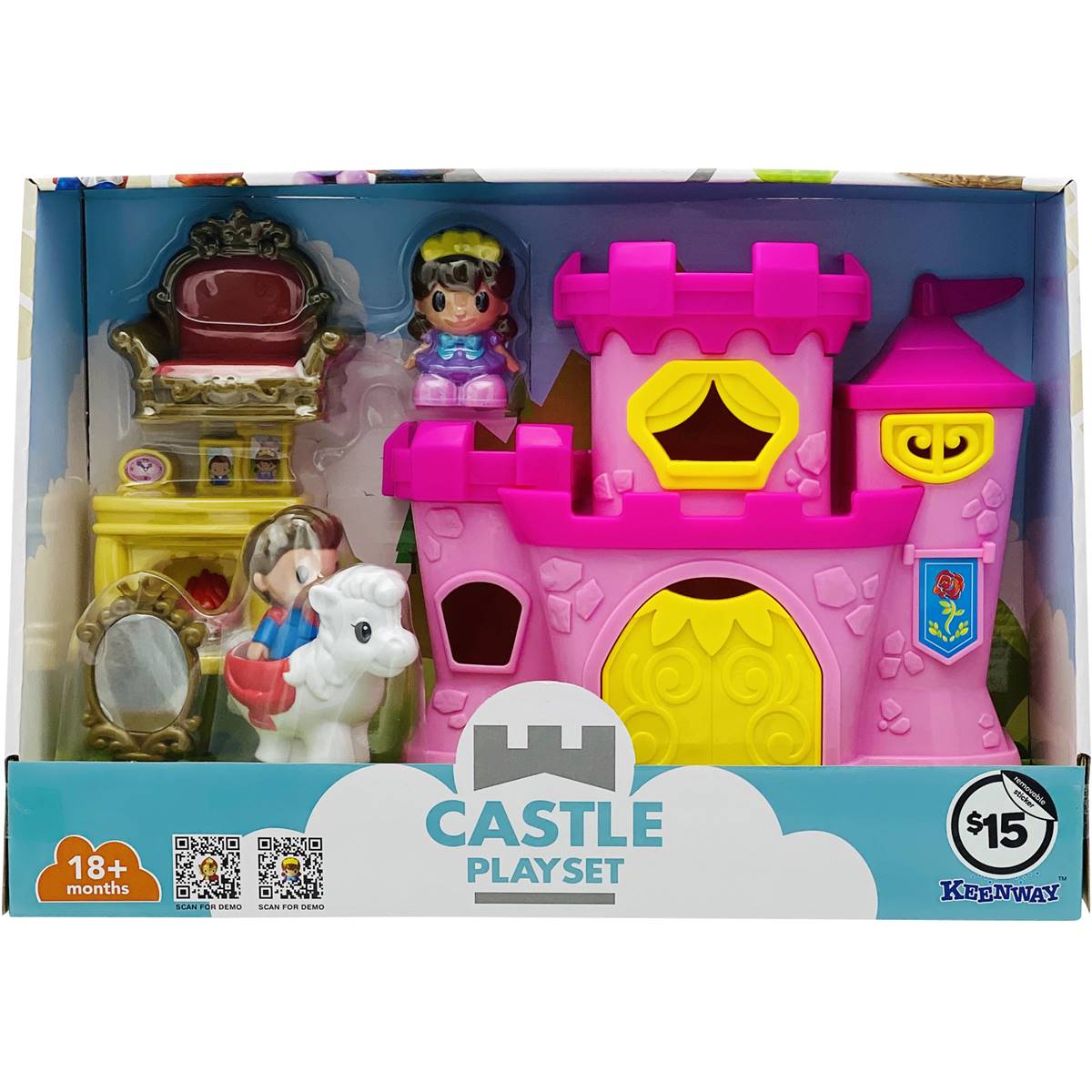 Keenway Castle Playset Assorted Each Woolworths
