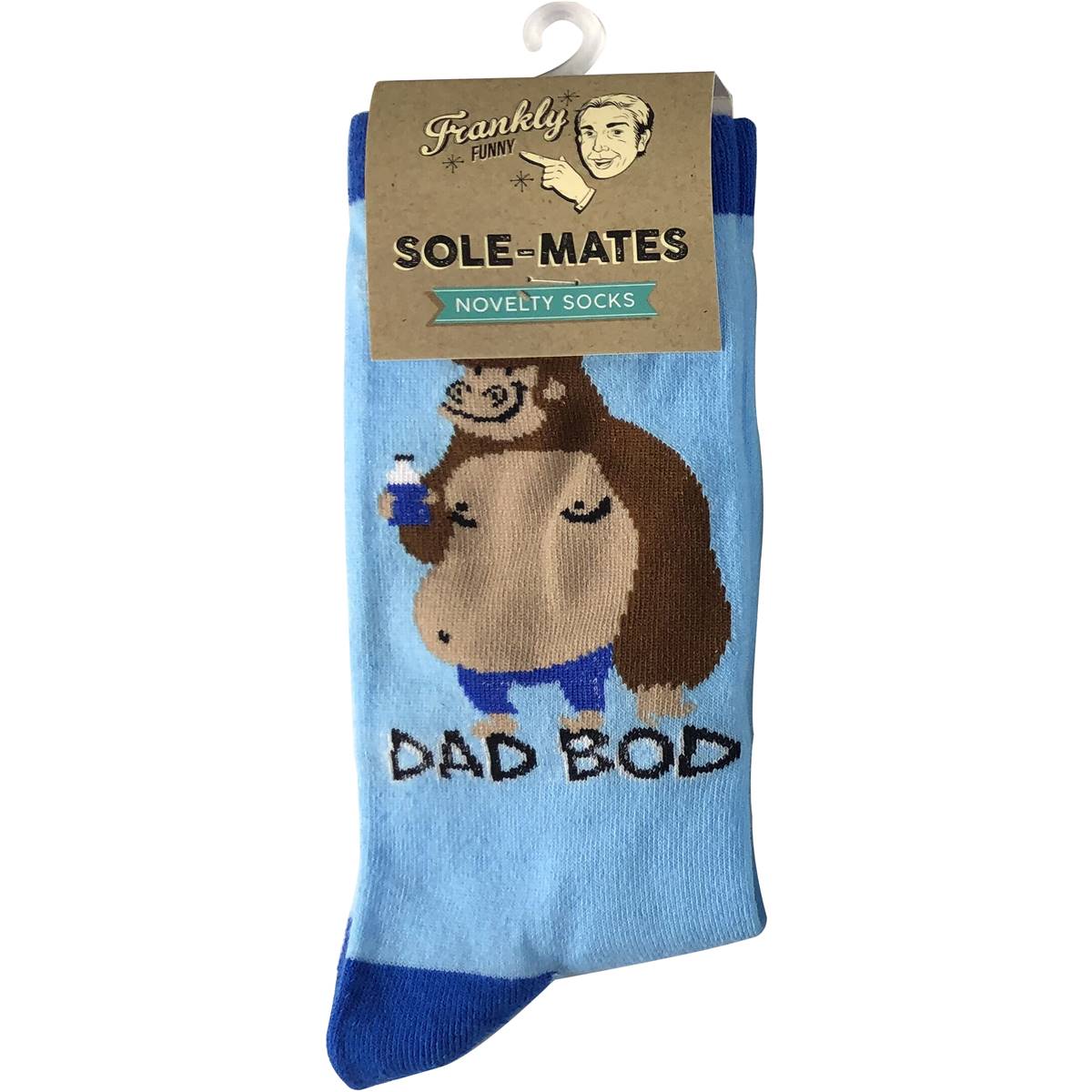 Frankly Funny Solemates Novelty Socks Dad Bod Each Woolworths