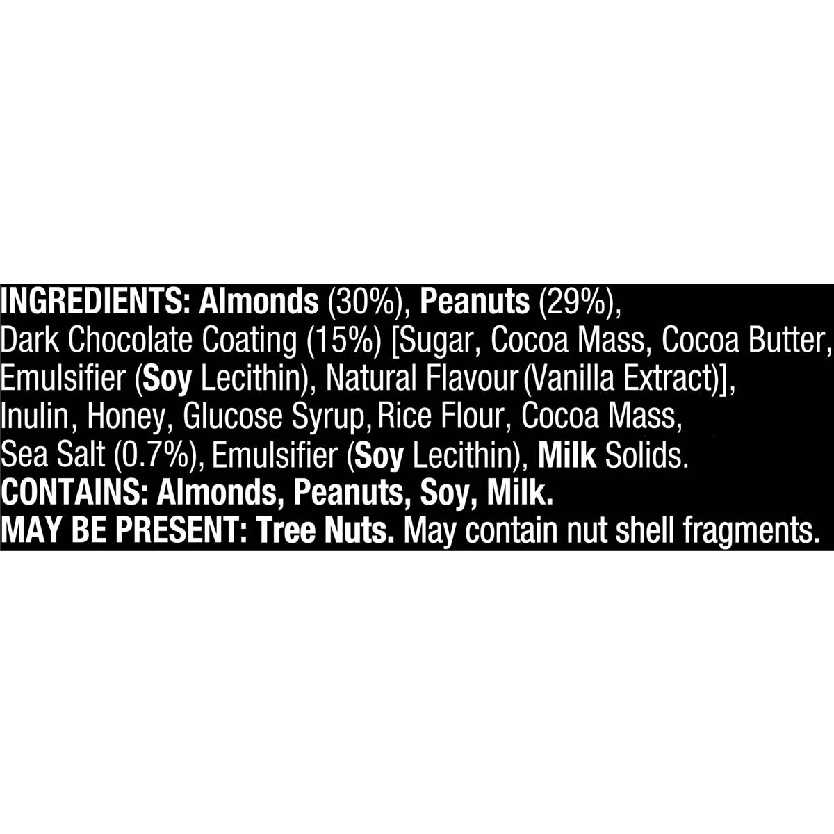 Kind Dark Chocolate Nuts & Sea Salt Bar 40g Woolworths