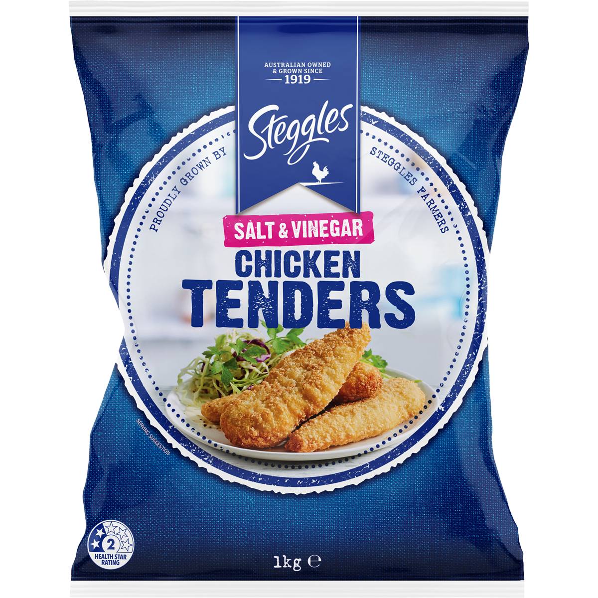 Steggles Salt & Vinegar Chicken Tenders 1kg Woolworths