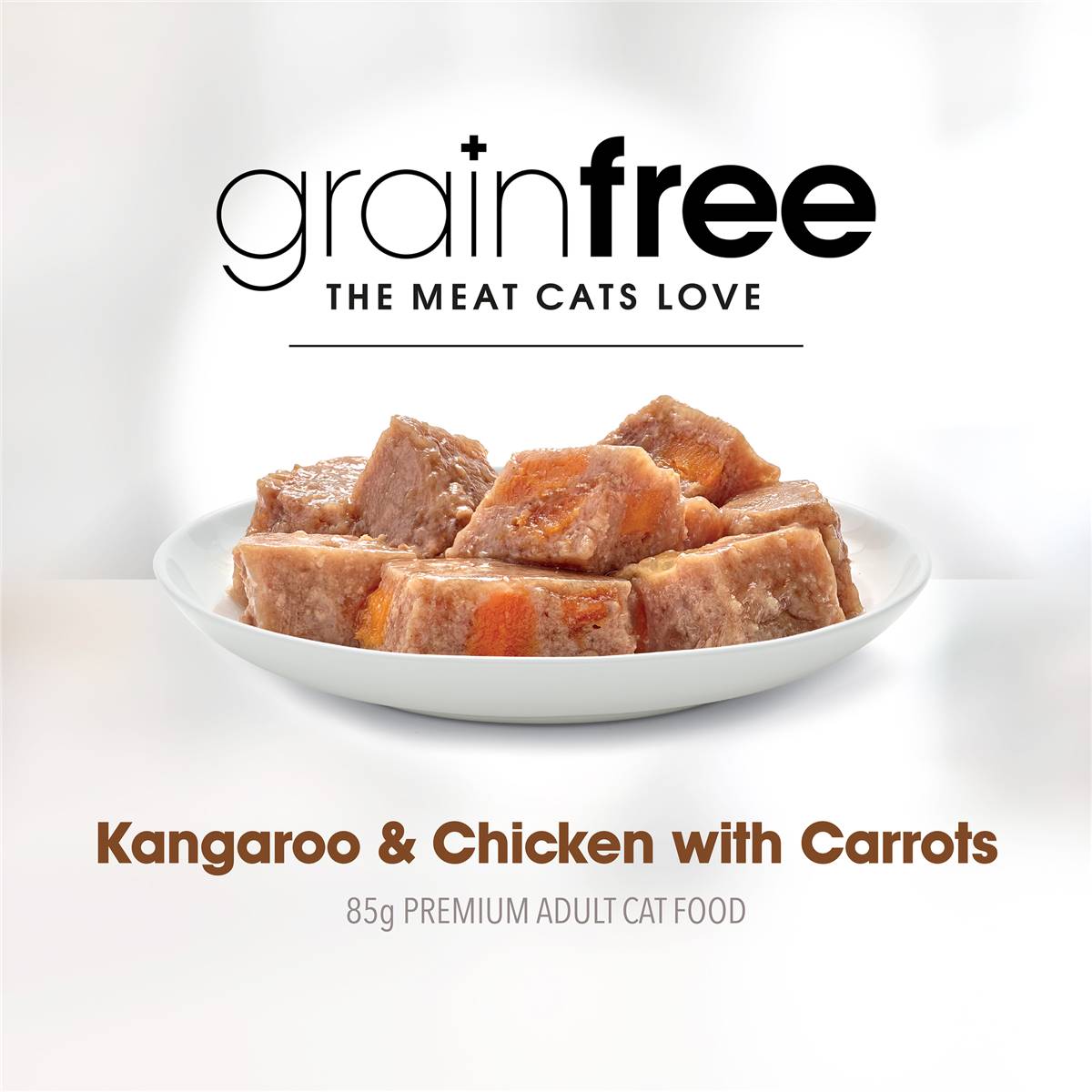 Fussy Cat Grain Free Adult Wet Cat Food Kangaroo & Chicken With Carrot 85g Woolworths