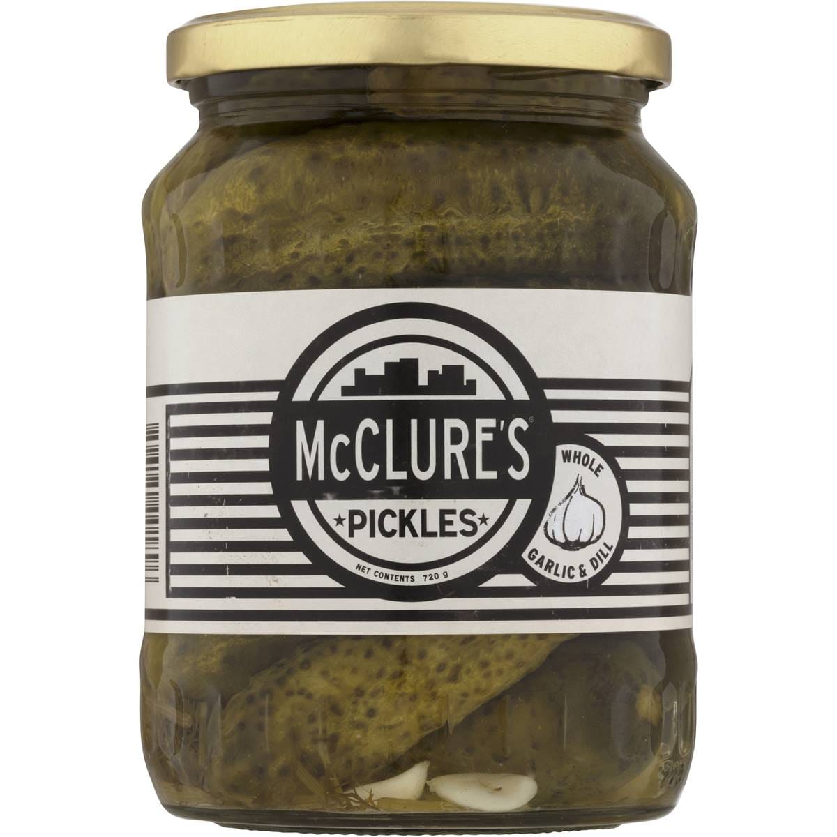 Mcclure's Pickles Garlic & Dill 720g Woolworths