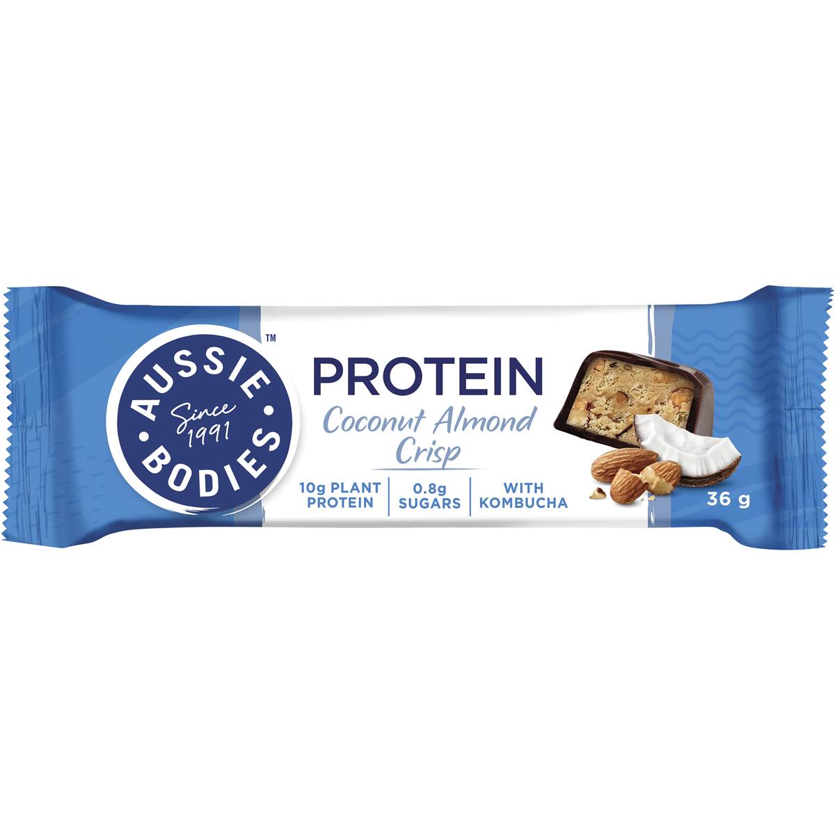 Aussie Bodies Protein Bar Coconut Almond Crisp