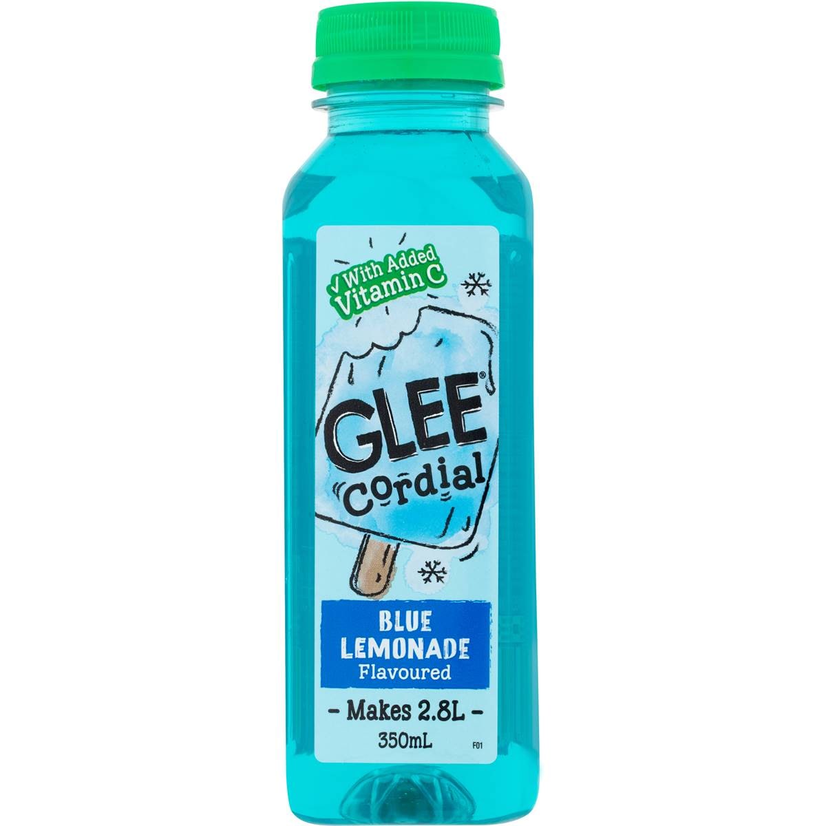 Glee Blue Lemonade Flavoured Cordial 350ml Woolworths