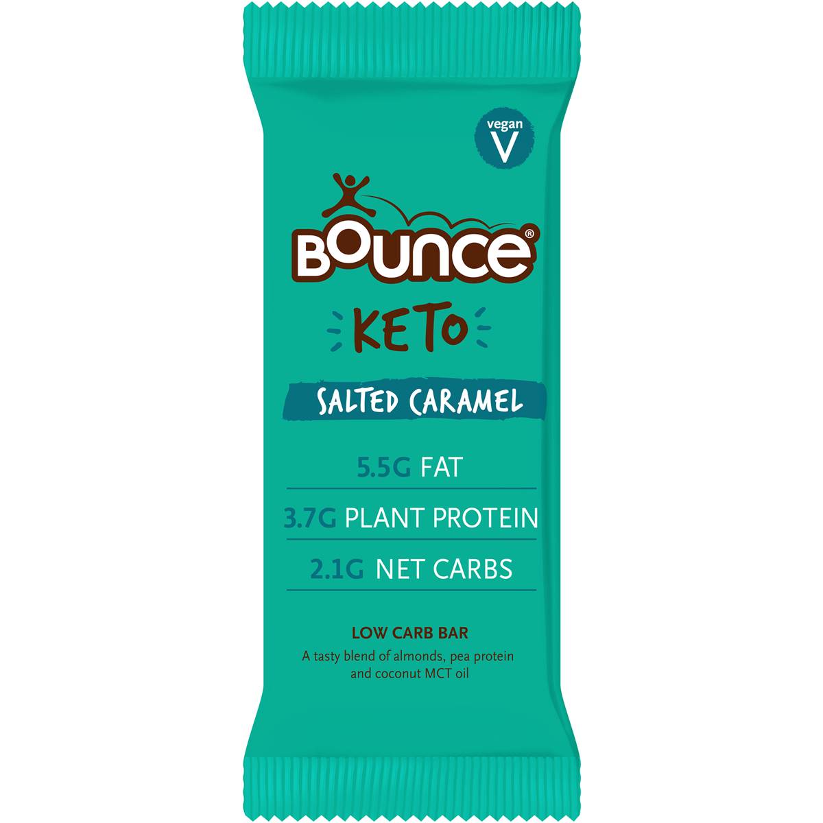 Bounce Keto Salted Caramel Low Carb Bar 35g Woolworths