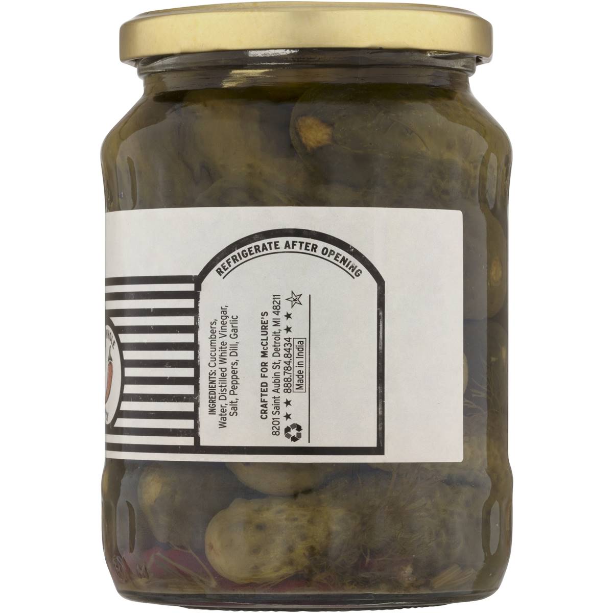 Mcclure's Pickles Whole Spicy 720g | Woolworths