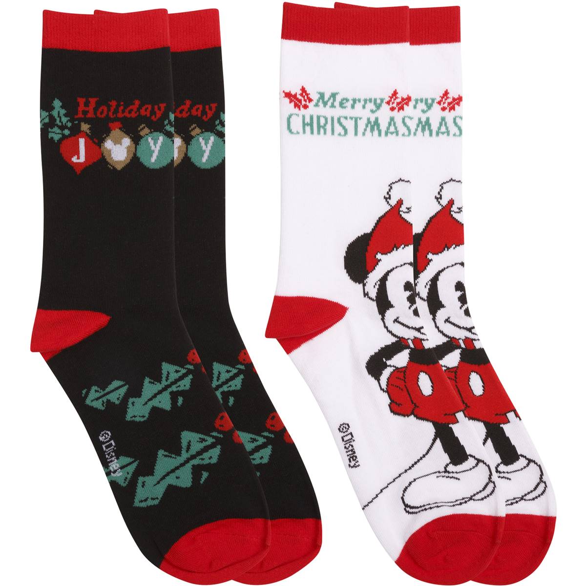 Disney Christmas Socks Assorted 2 Pack Woolworths