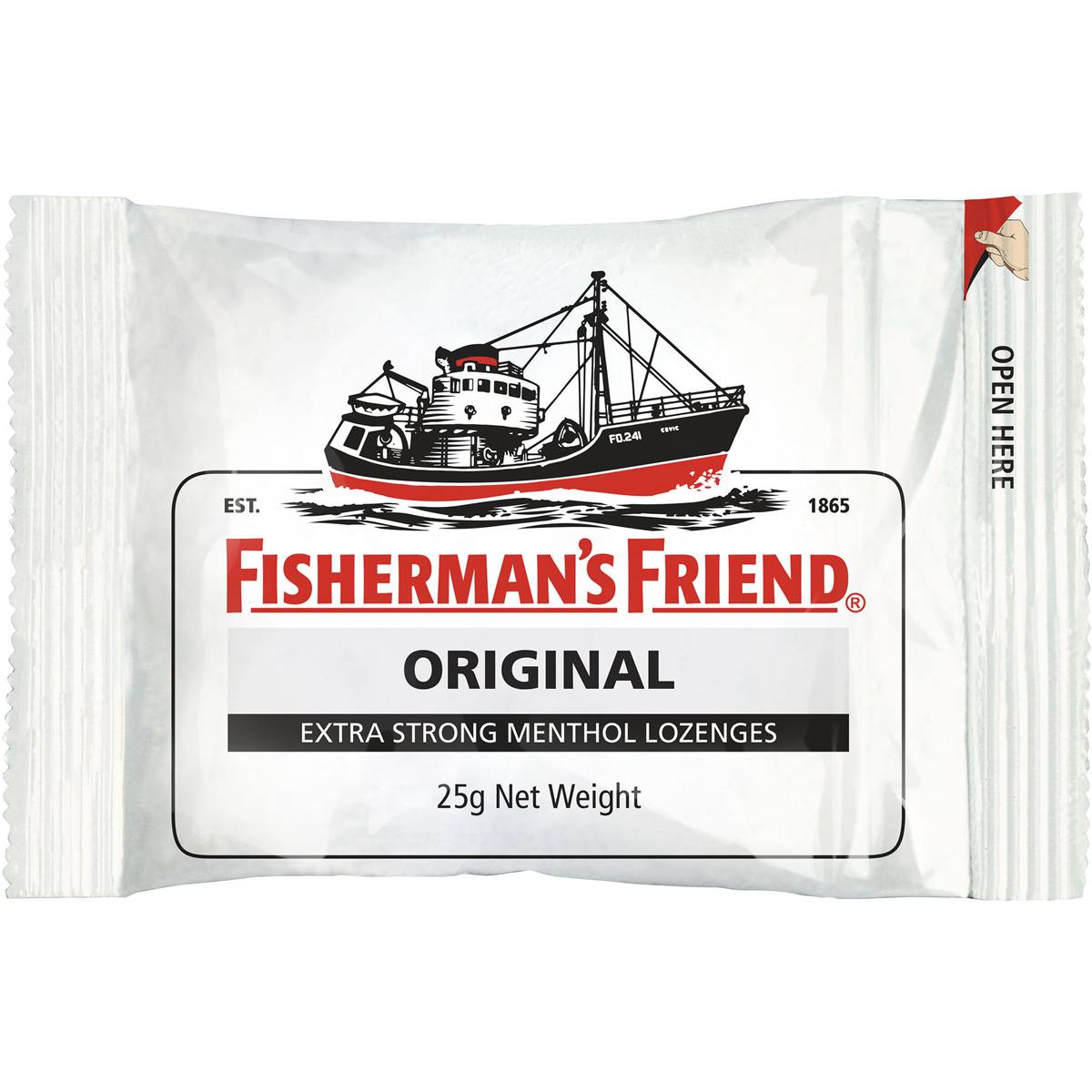 Fisherman's Friend Mints Extra Strong 25g pack Woolworths