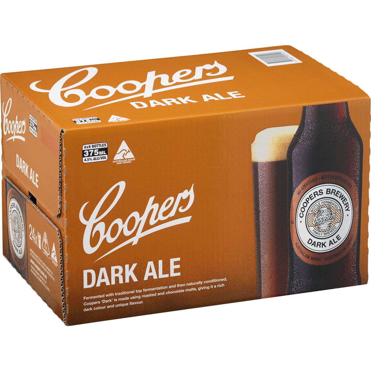 Coopers Dark Ale Bottles 375ml X 24 Case Woolworths coopers-dark-ale-bottles-375ml-x-24-case-woolworths