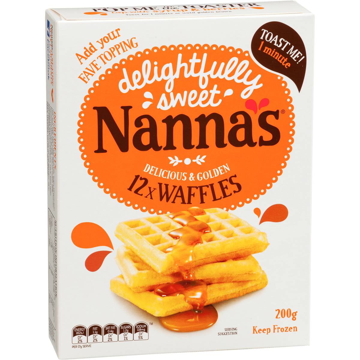 Nanna S Waffles Original 200g Woolworths