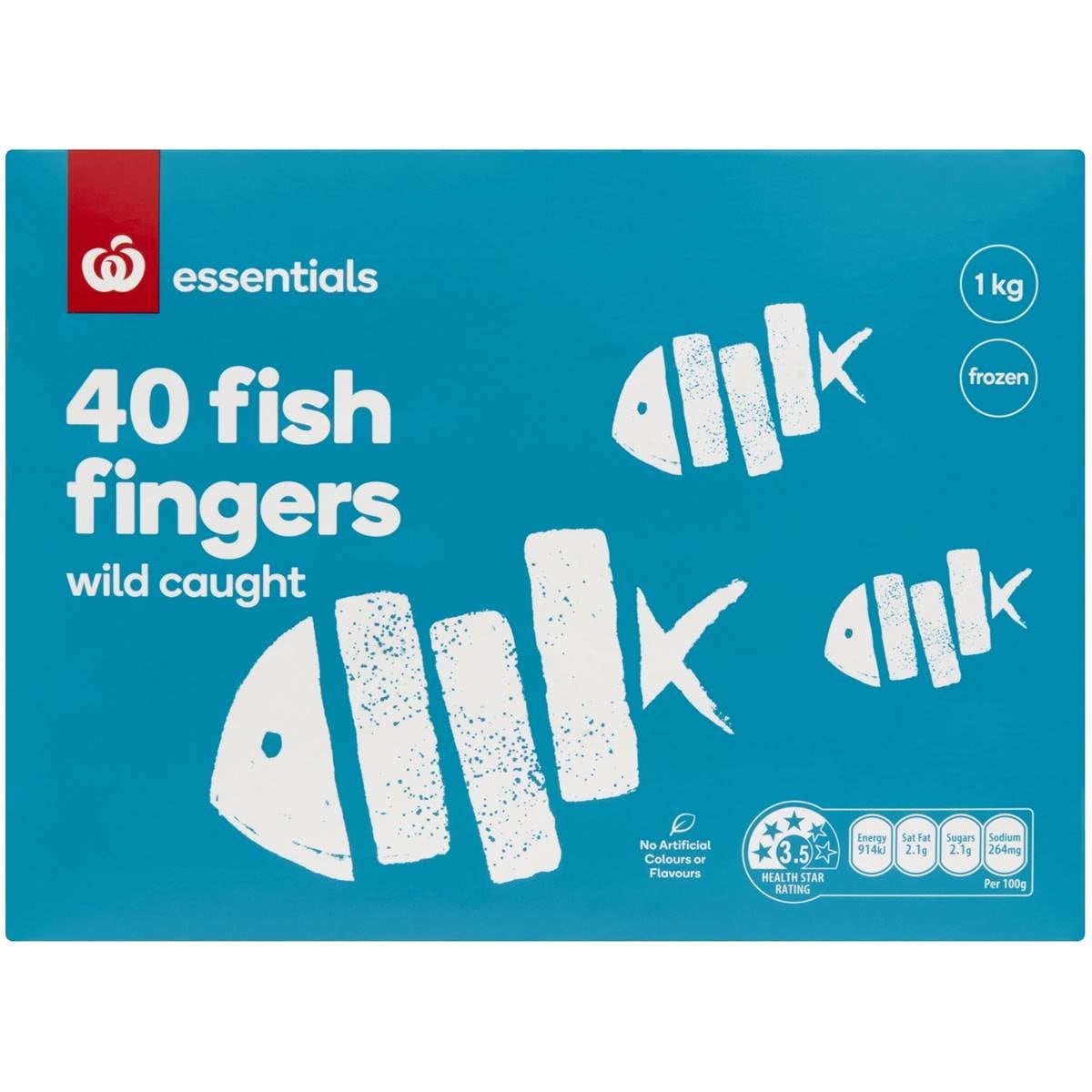 Essentials Fish Fingers 1kg Woolworths