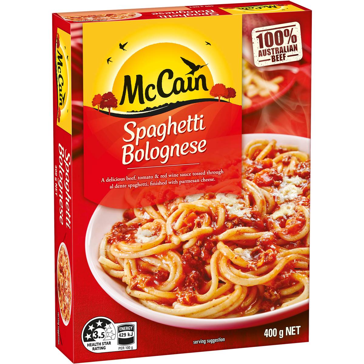 Mccain Spaghetti Bolognese Frozen Meal 400G | Woolworths