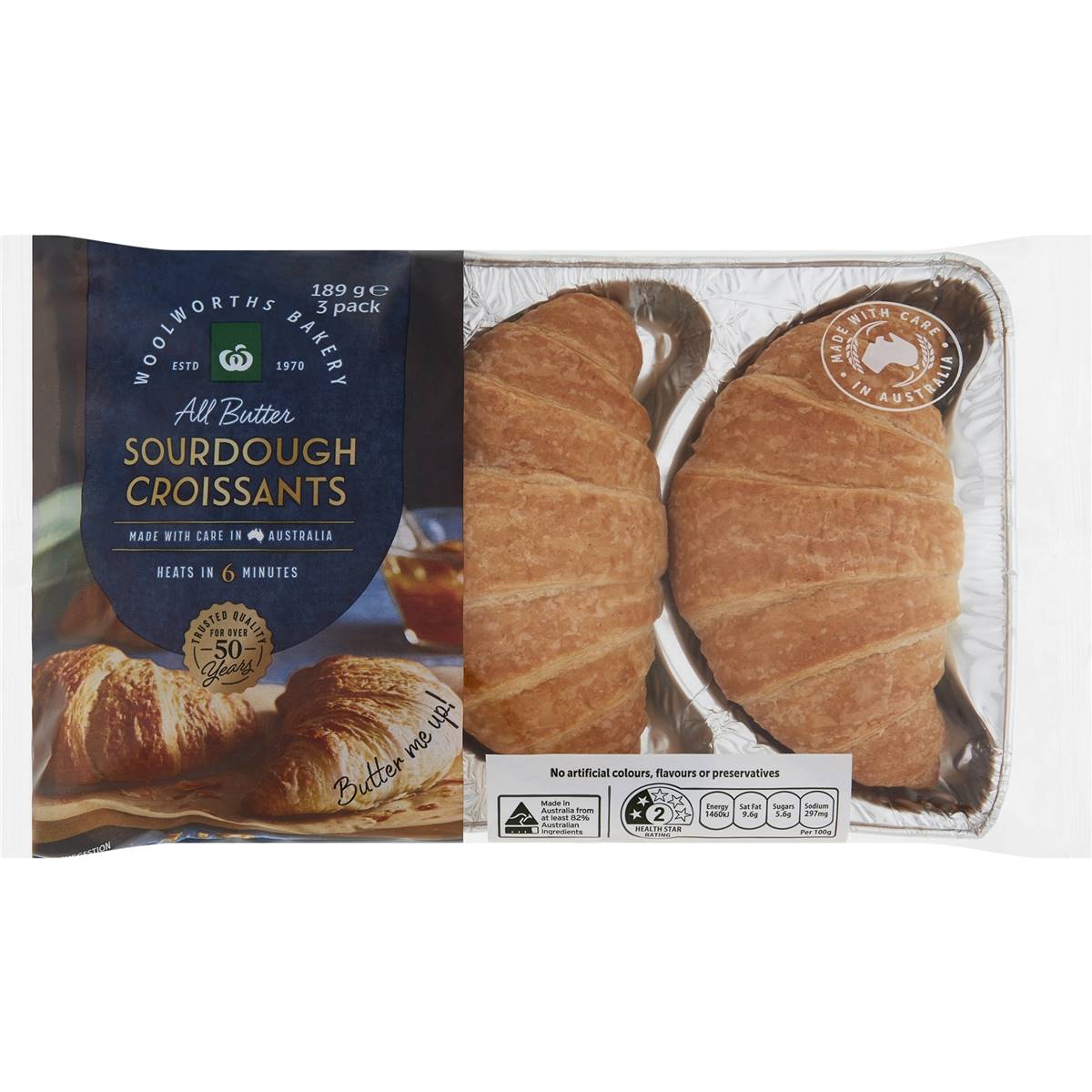 Woolworths Sourdough Croissants 3 Pack Woolworths