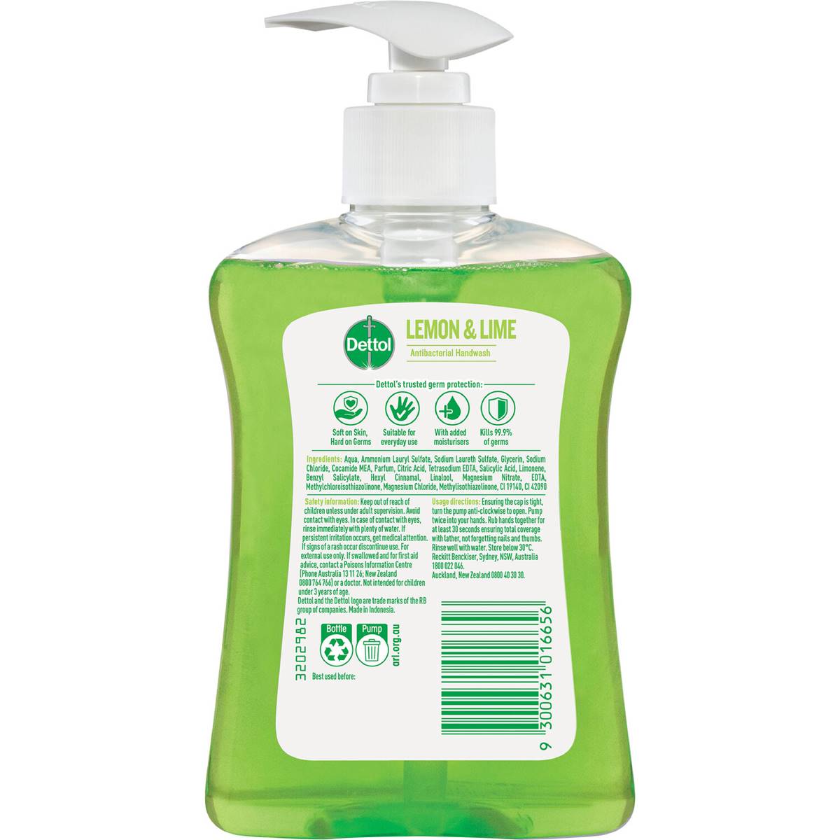 Download Dettol Liquid Hand Wash Pump Lemon & Lime 250ml | Woolworths Yellowimages Mockups