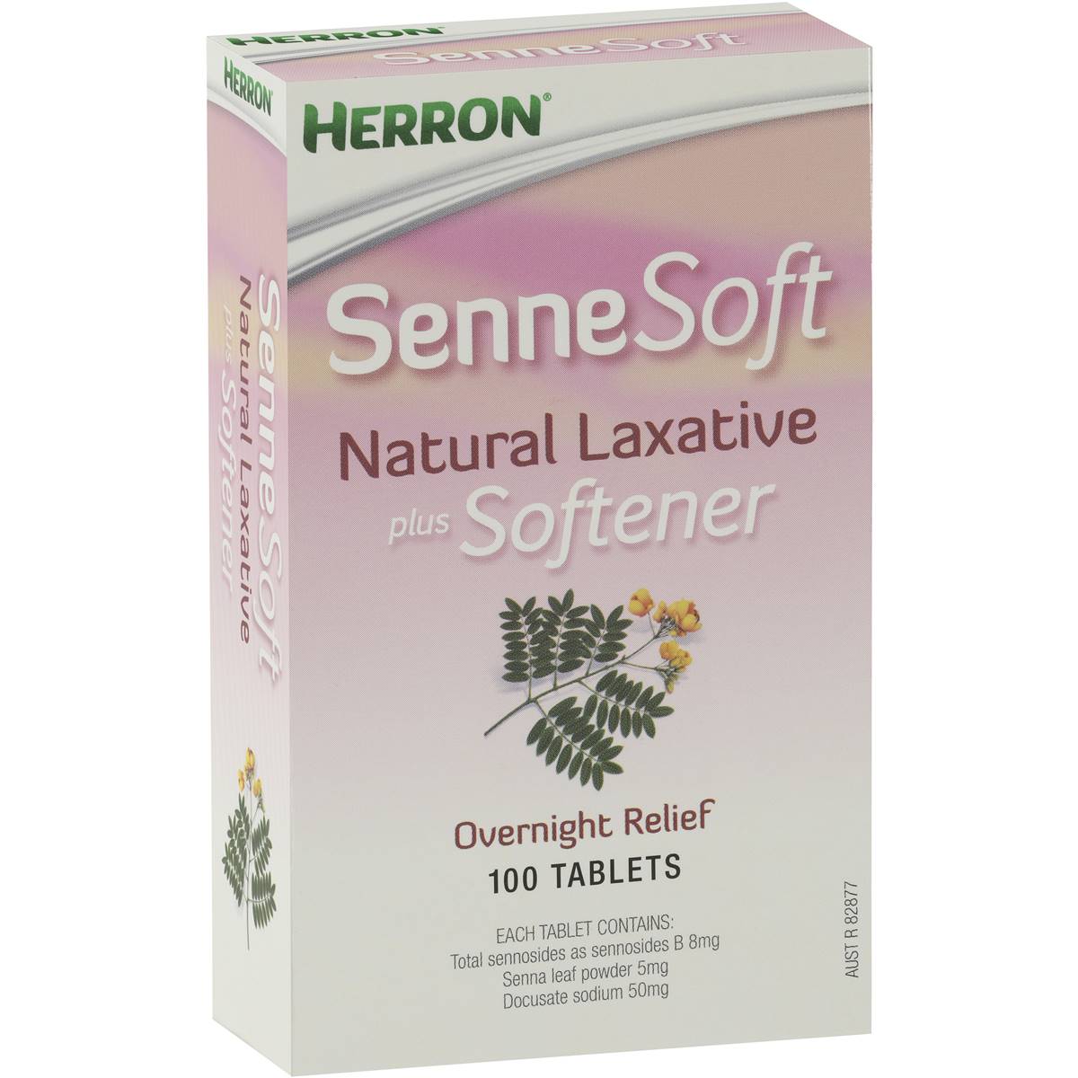 Herron Sennesoft Laxatives Overnight Relief 100 Pack Woolworths
