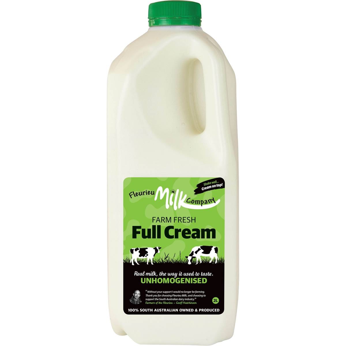 Fleurieu Unhomogenised Full Cream Milk 2l Woolworths