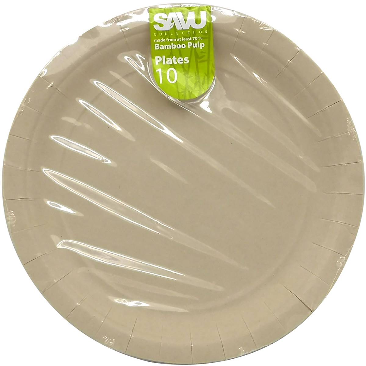 Savu Bamboo Pulp Plates 10 Pack Woolworths
