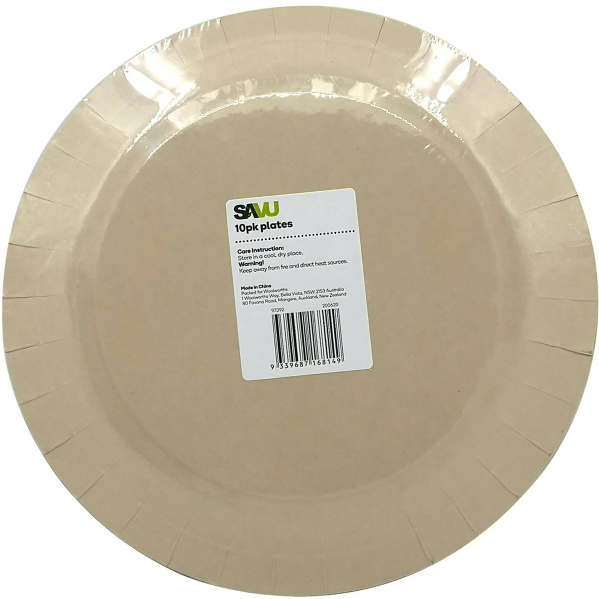 Savu Bamboo Pulp Plates 10 Pack Woolworths