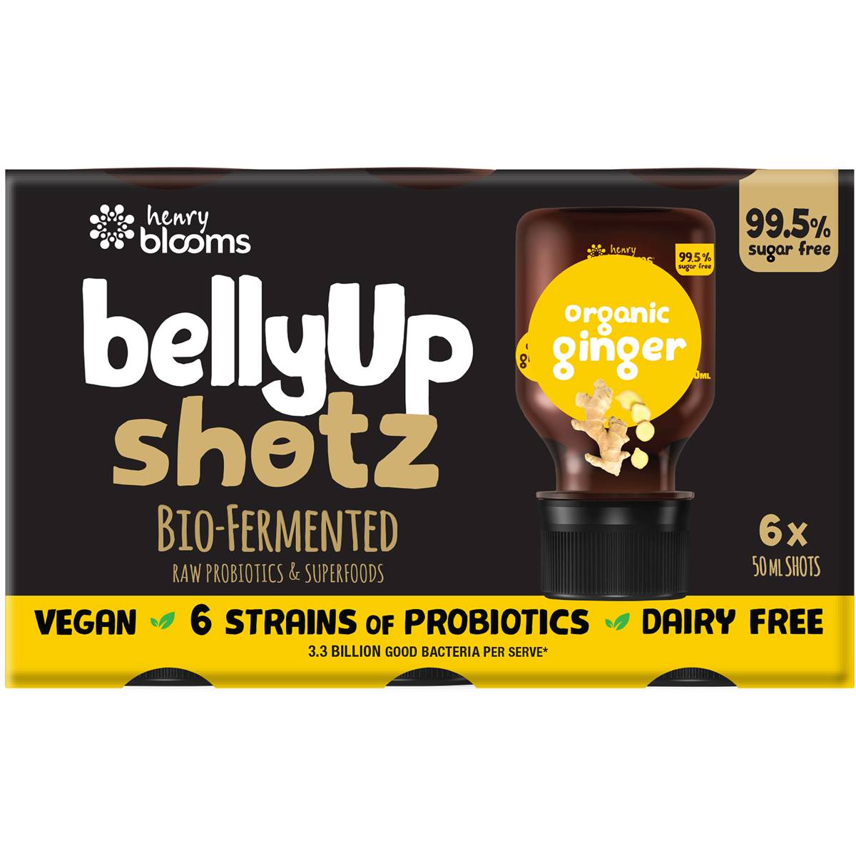 Bellyup Shotz Bio-fermented Organic Ginger