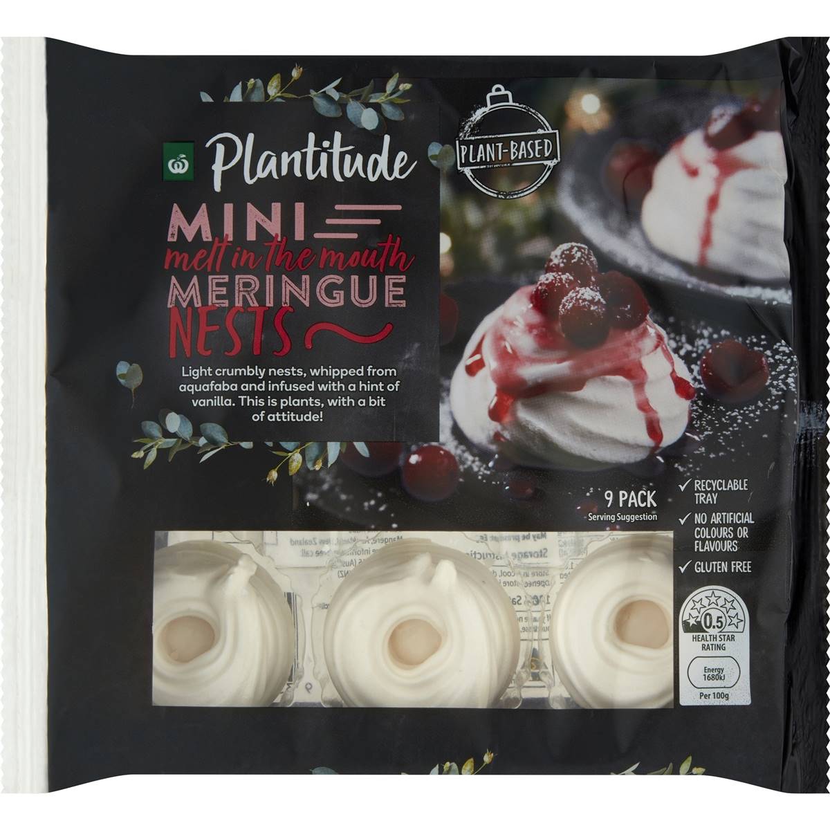 Woolworths Plantitude Petite Meringue Nests