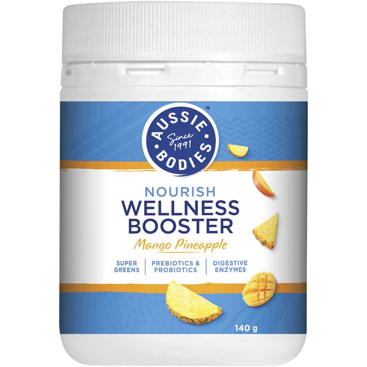 Aussie Bodies Wellness Booster Mango Pineapple