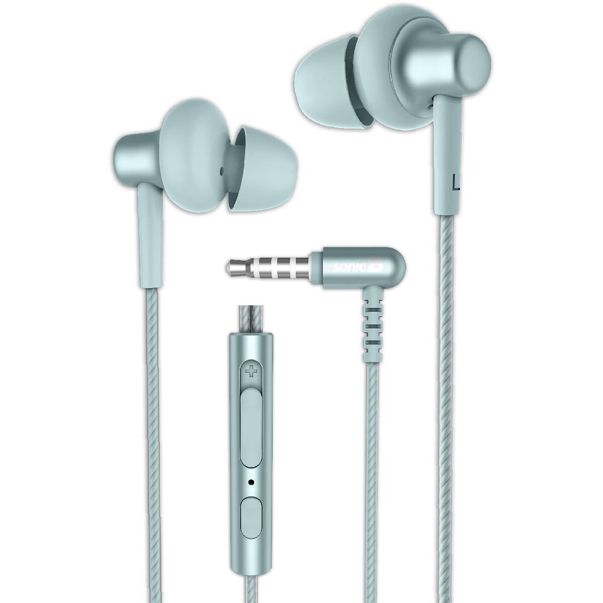 Sonic B Regal Noise Isolating Wired Earphones Assorted Each Woolworths
