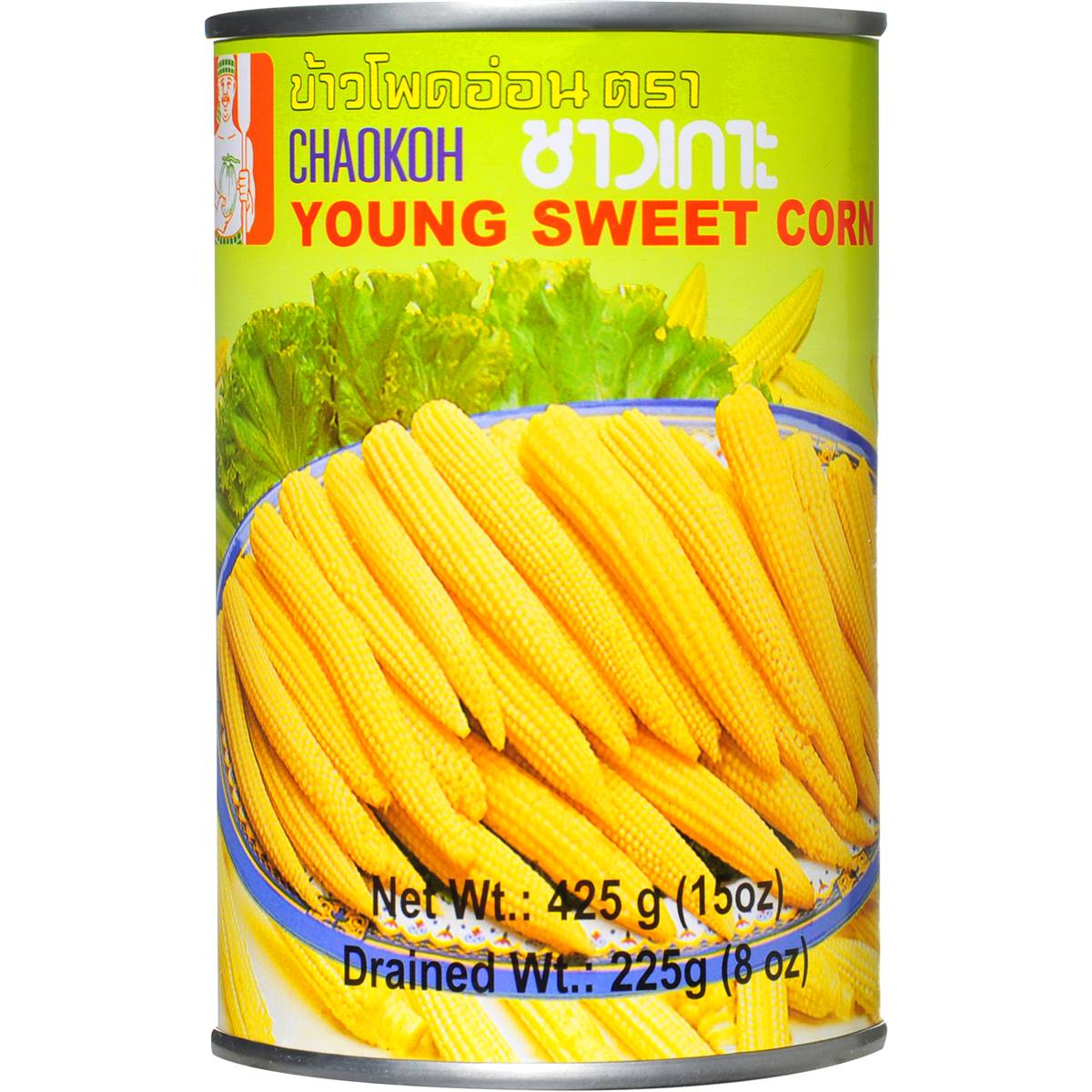 Chaokoh Canned Corn Young Sweet 15up