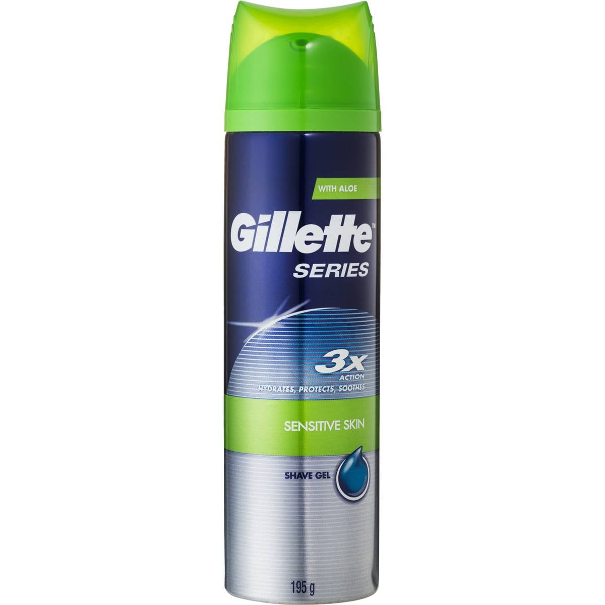Gillette Shave Gels Sensitive 195g Woolworths