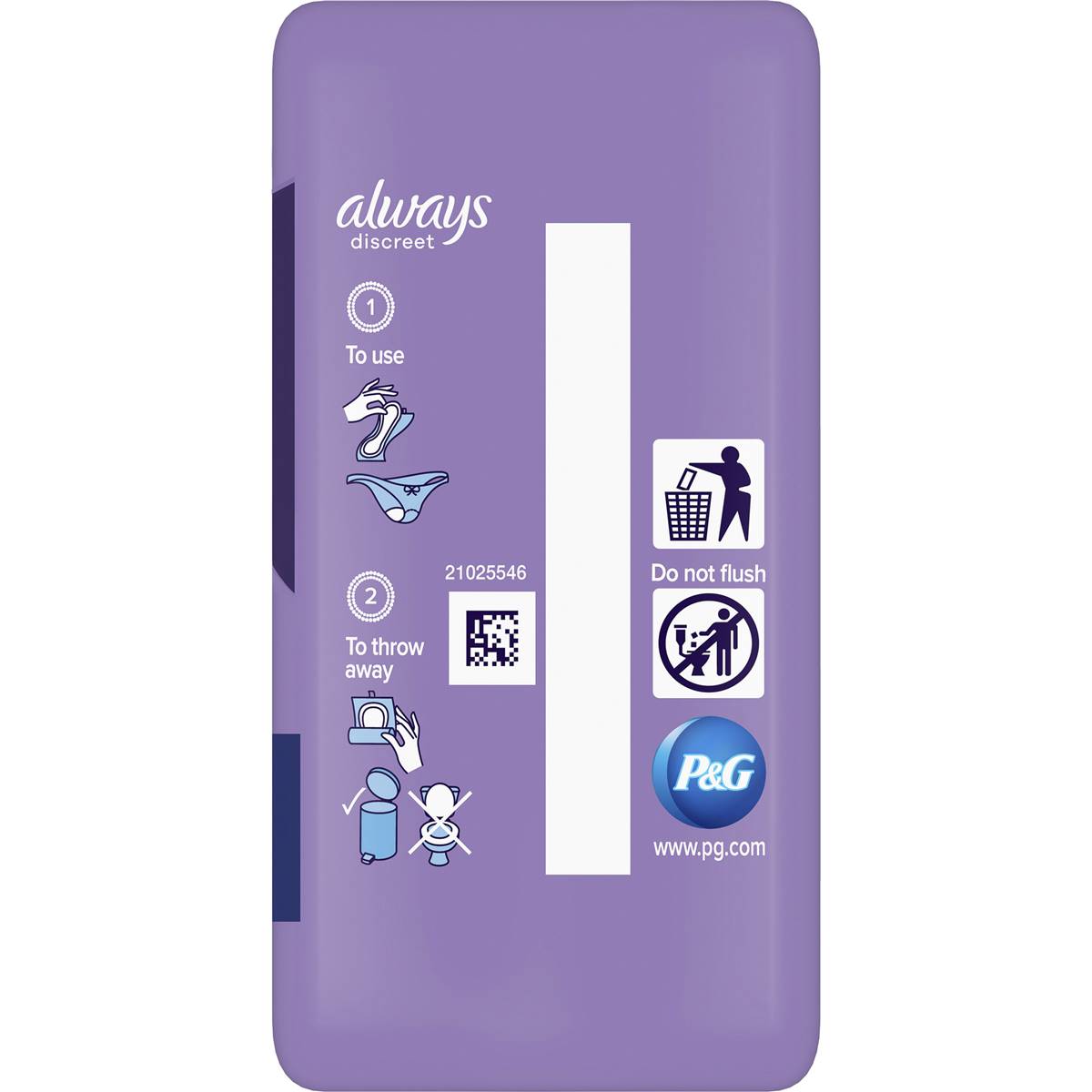 Always Discreet Incontinence Pads Maxi Night 6 Pack Woolworths