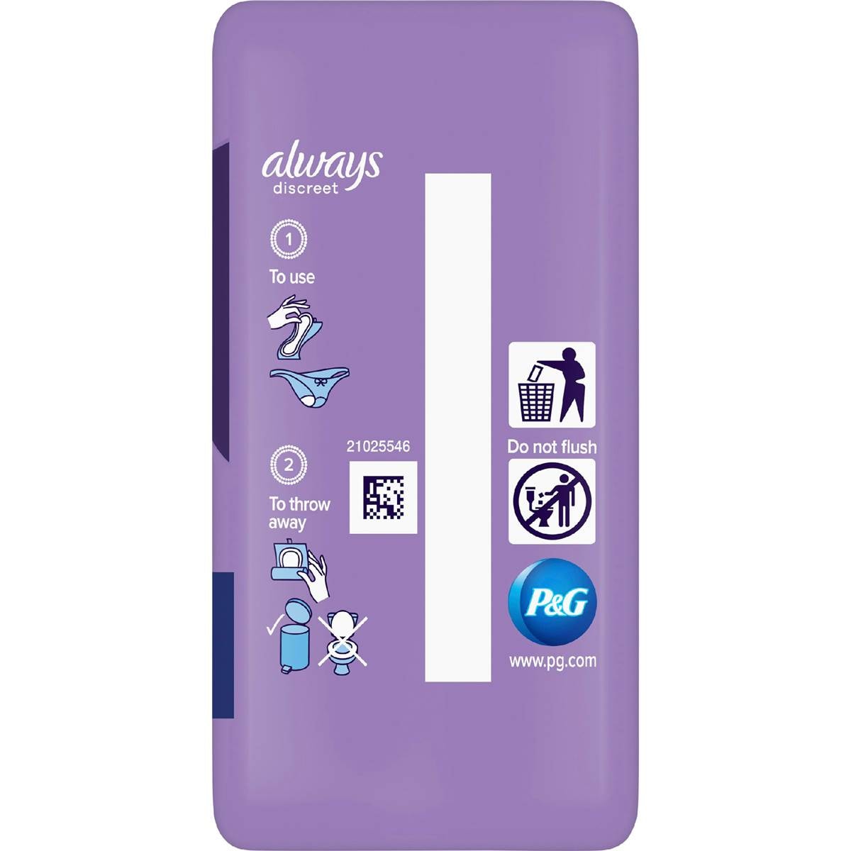 Always Discreet Incontinence Pads Maxi Night 6 Pack Woolworths