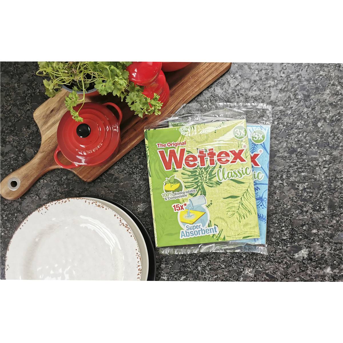 Vileda Wettex Cleaning Cloth Super Absorbent Assorted 3 Pack Woolworths