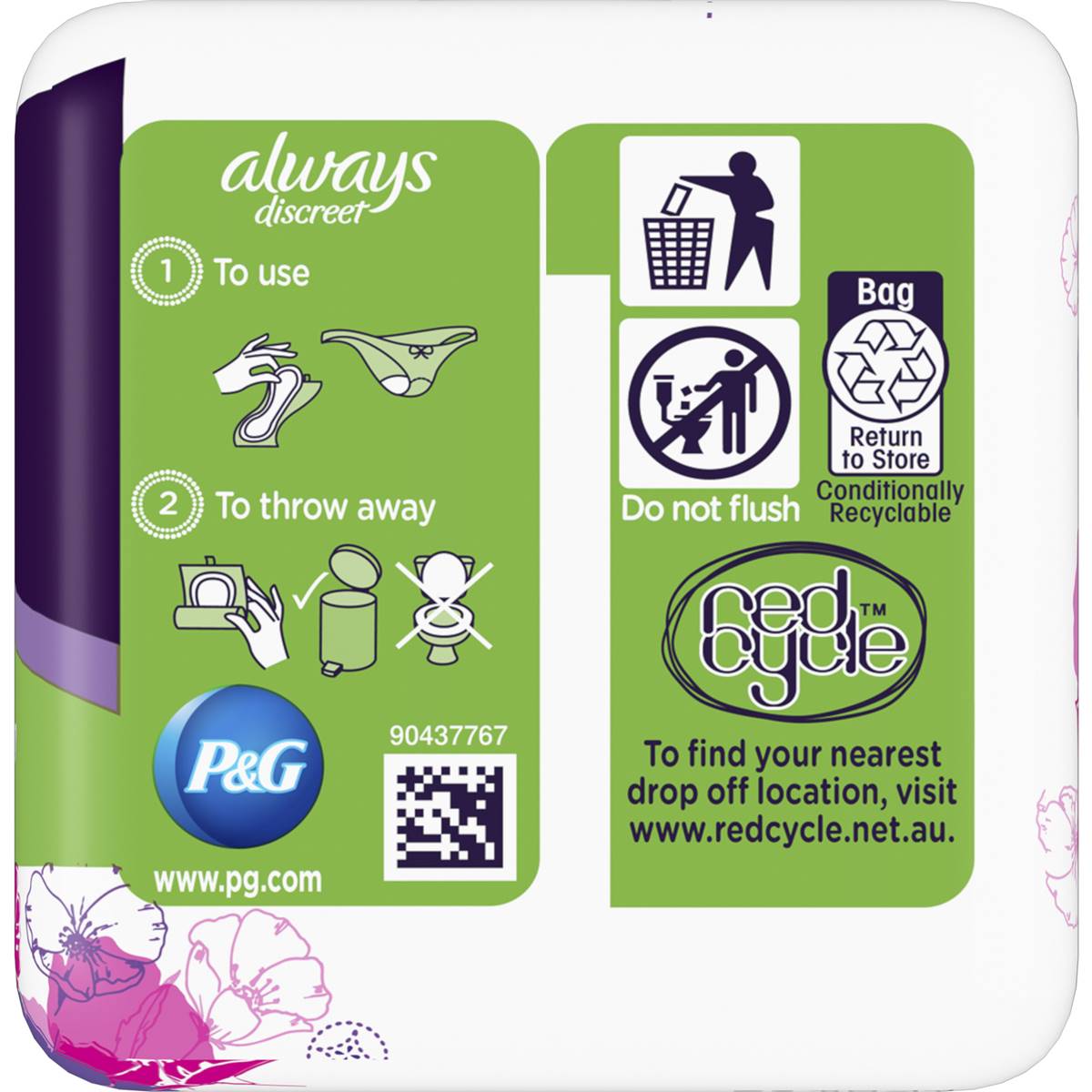 Always Discreet Incontinence Pads Small 20 Pack Woolworths