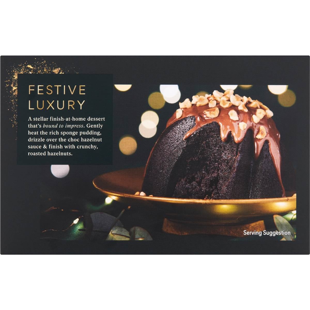 Woolworths Gold Chocolate & Hazelnut Pudding 600g Woolworths