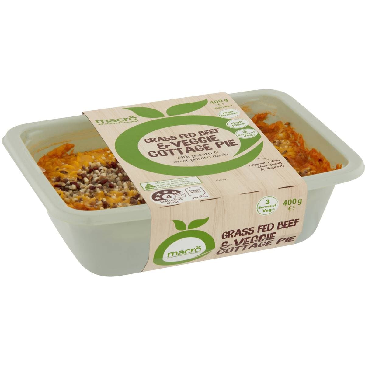 218 calories in Macro Grass Fed Beef Burger (100g) calcount