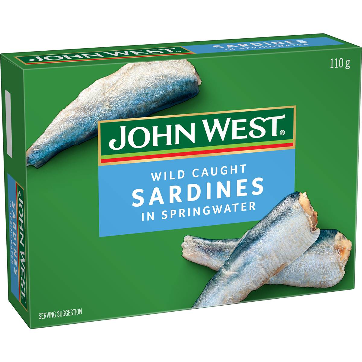 John West Wild Brisling Sardines In Springwater 110g Woolworths