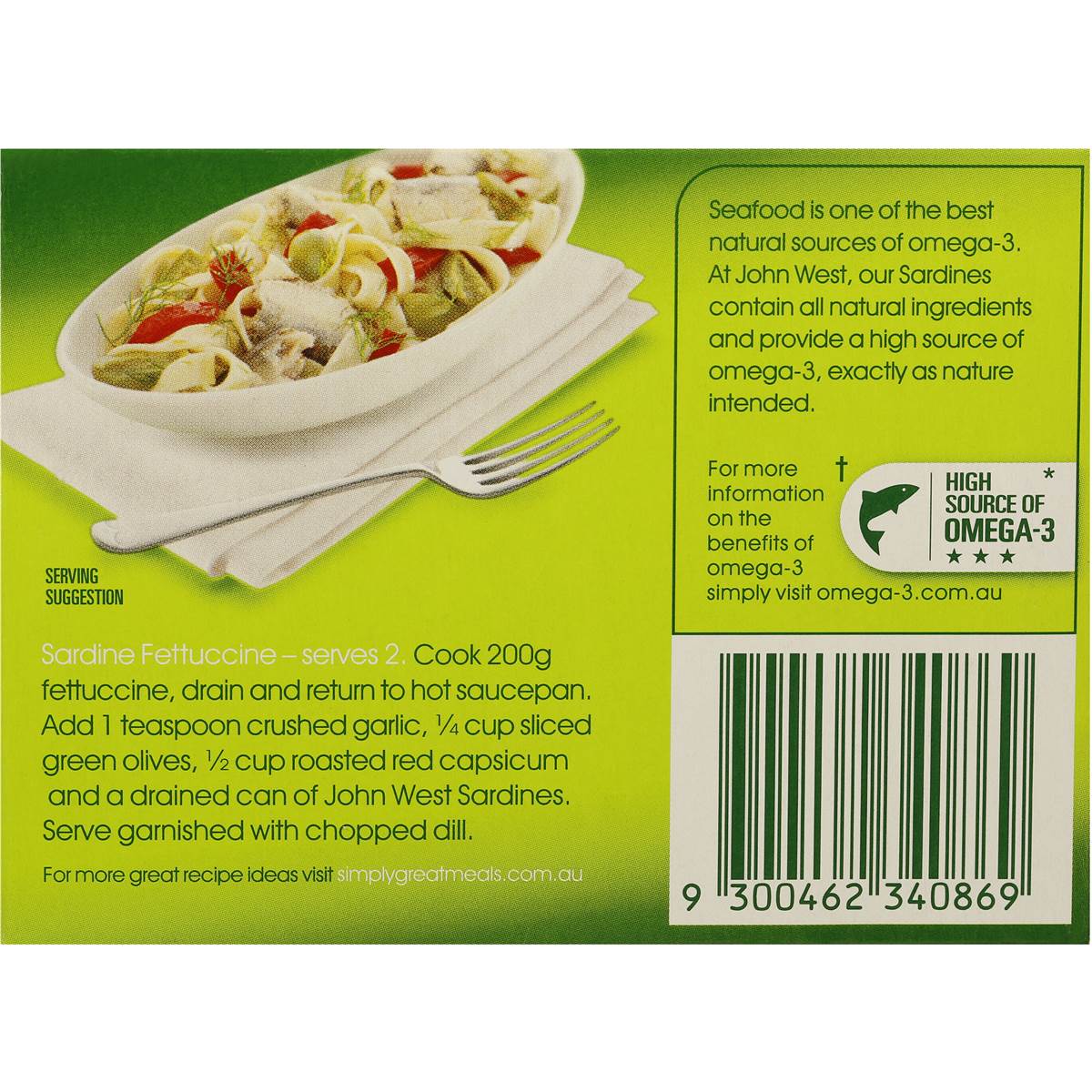 John West Sardines In Spring Water 110g Woolworths