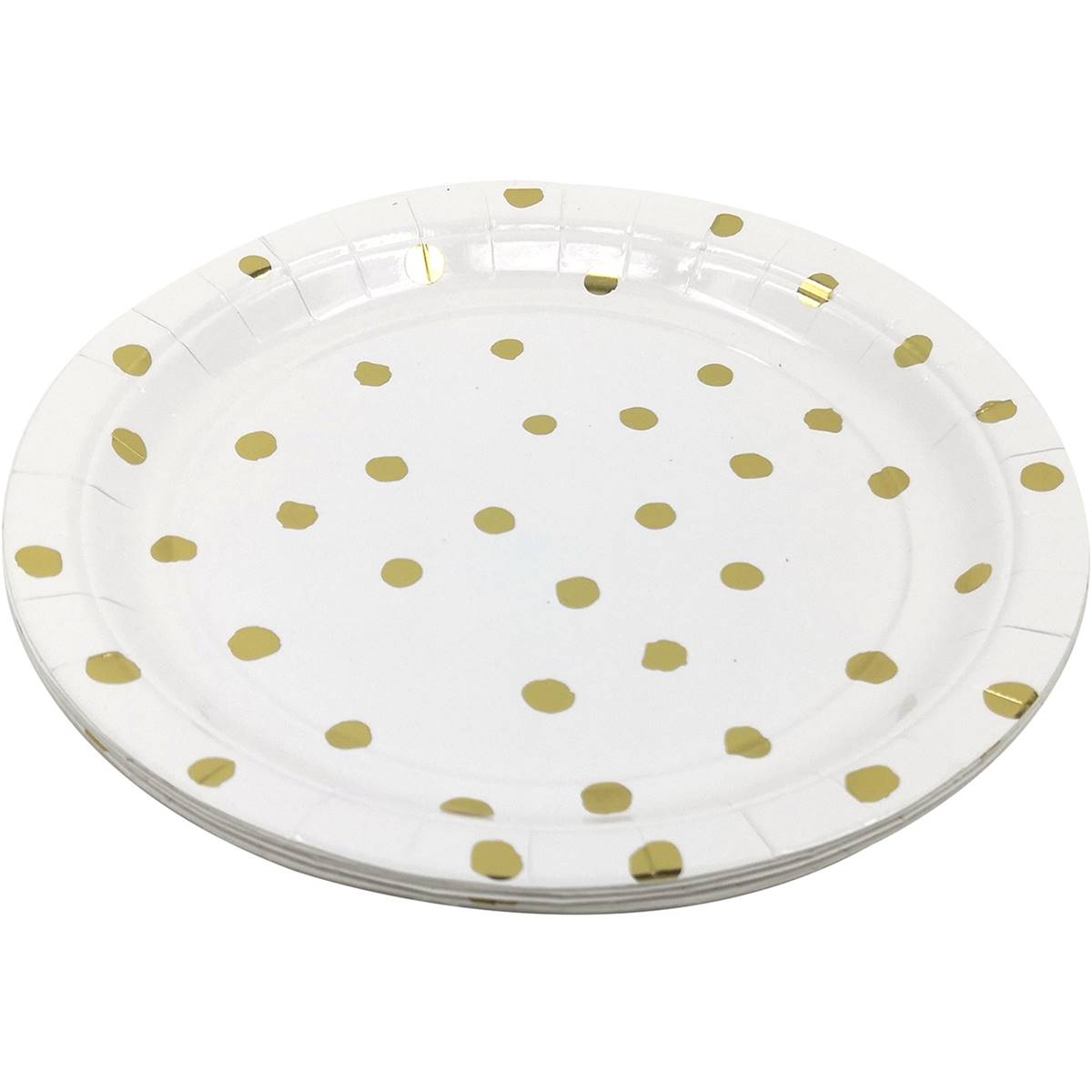 Armada Metallic Paper Plates Assorted 10 Pack Woolworths