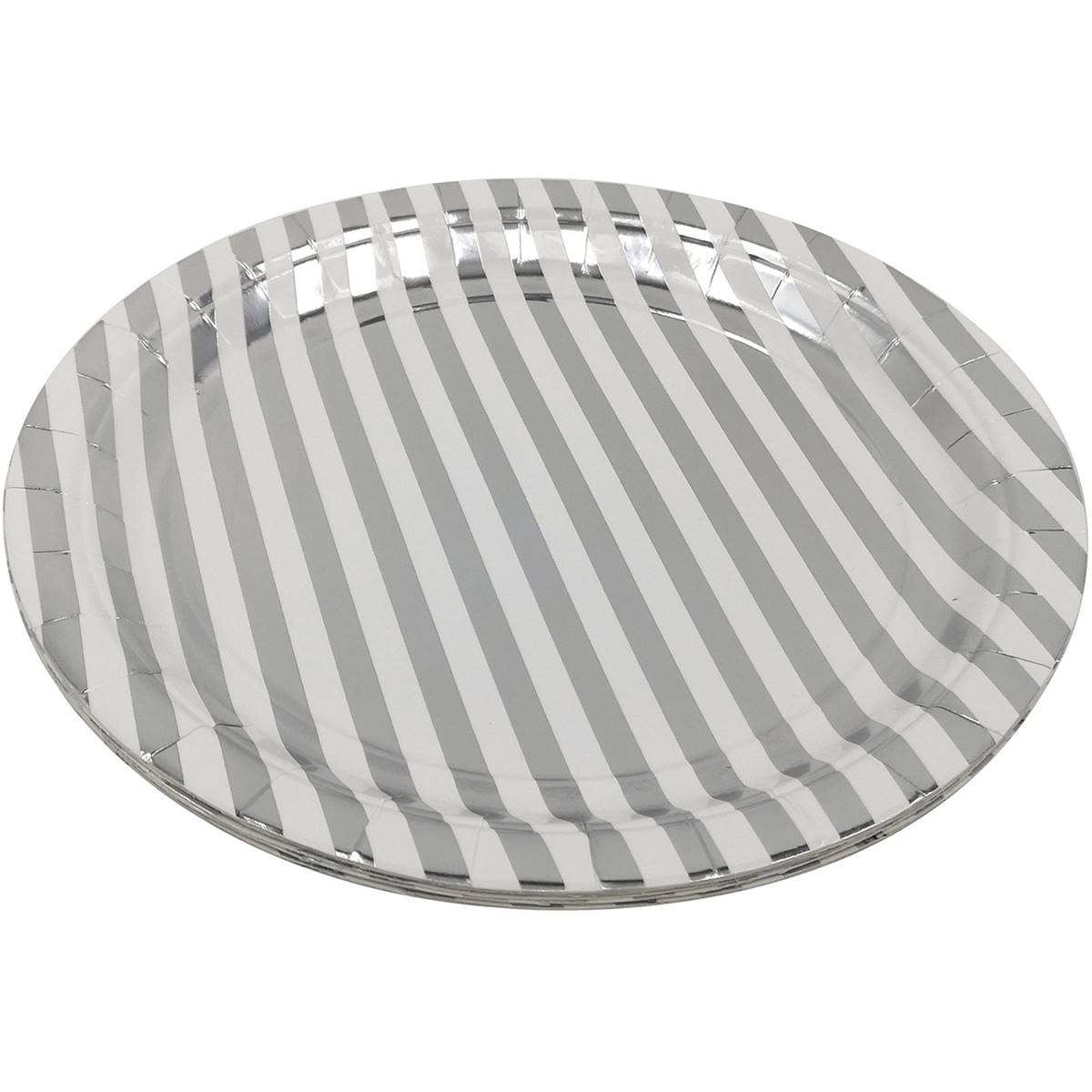 Armada Metallic Paper Plates Assorted 10 Pack Woolworths