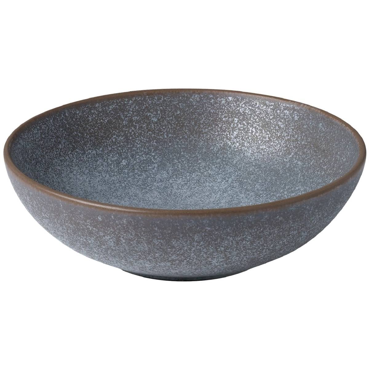 Mint Glazed Pasta Bowl Grey Each Woolworths